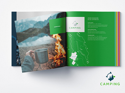 Outdoor excursion brand - print materials