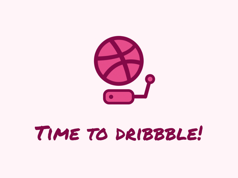 Hello Dribbble! animation debut first shot gif hello dribbble