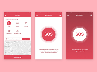 Emergency App - iOS Concept Project