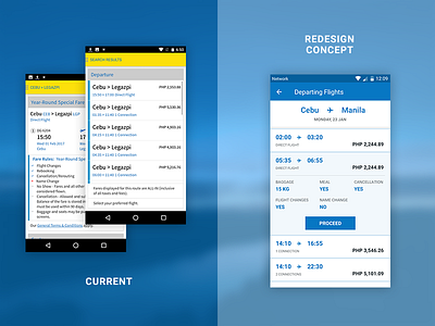 Flight Search Result | Airline Mobile App Redesign Concept (WIP)