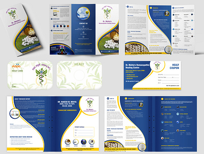 Holestic Healing Centre - Logo & Brand Design brochure design healy card logo packaging report file voucher design