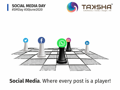 Social Media Day - New Definition of Distance. colourful day design media post social media design socialmedia