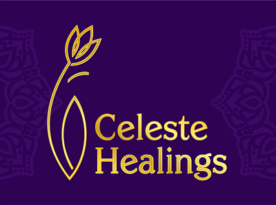 Celeste Healings - Logo Creation branding corel draw healing holistic illustration logo logo design mandala spiritual