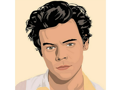 Harry Styles illustration digital art
