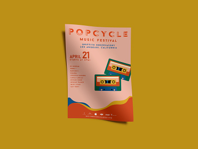POPCYCLE branding design event poster graphic graphic design illustrations