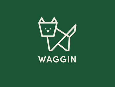 WAGGIN brand identity branding branding concept design illustration logo ui ux visual identity design