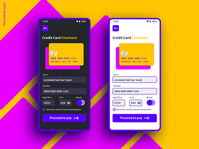 Credit Card Checout checkout daily ui design mobile ui ux