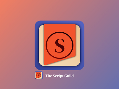 The Script Guild • App Logo app daily ui design logo mobile ui ux