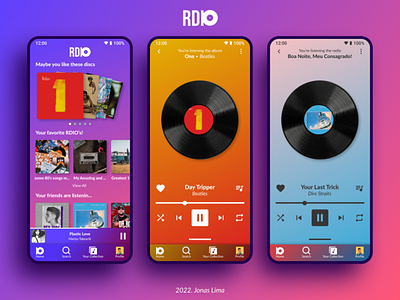 RDIO • Music Player app daily ui design mobile music music player streaming ui ux