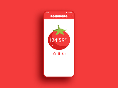 Pomodoro • Countdown Timer app countdown timer daily ui design mobile pomodoro timer ui ux