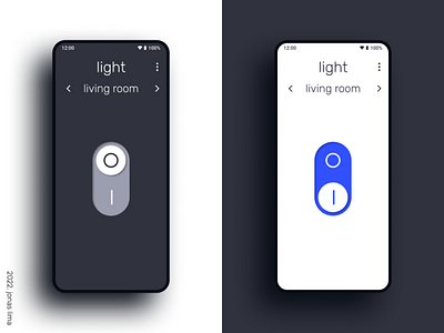 Light On • On/Off Switch app daily ui design mobile onoff switch ui ux