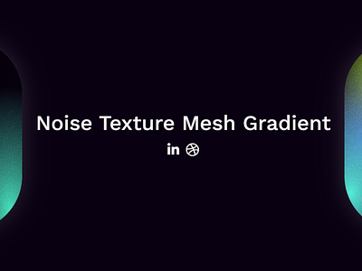 Noise Texture Mesh Gradient