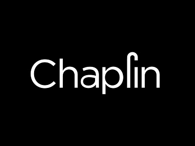 Chaplin logo actor charlie chaplin clever logo logo typography logo wordmark wordmark logo