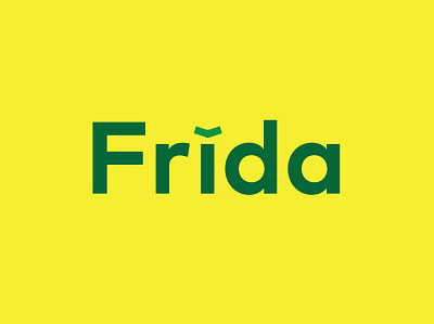 Frida logo art clever logo frida logo typography logo wordmark wordmark logo