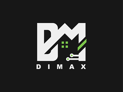 Logo "DIMAX" design icon logo logotype brand design typography vector бренд брендинг лого логотип новый лого