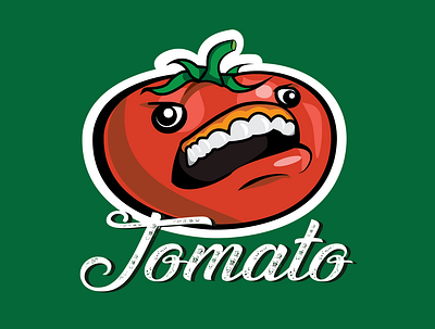 Tomato graphic design illustra illustration logo tomato