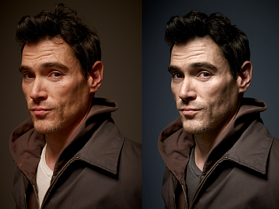 Billy Crudup RETOUCH model photography retouch