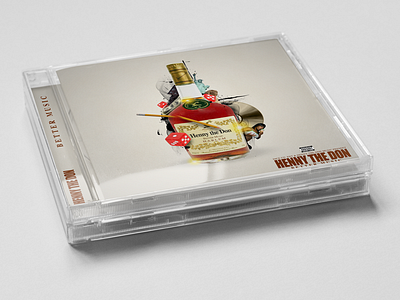 Henny The Don CD Packaging cd cover graphic design layout packaging