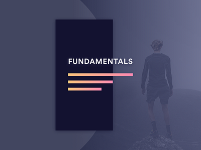Article Cover: Fundamentals Edition design gradient ui user experience ux