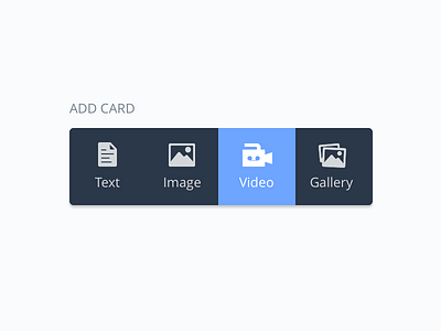 FeatherChat Add Card dark featherchat messenger ui ux web