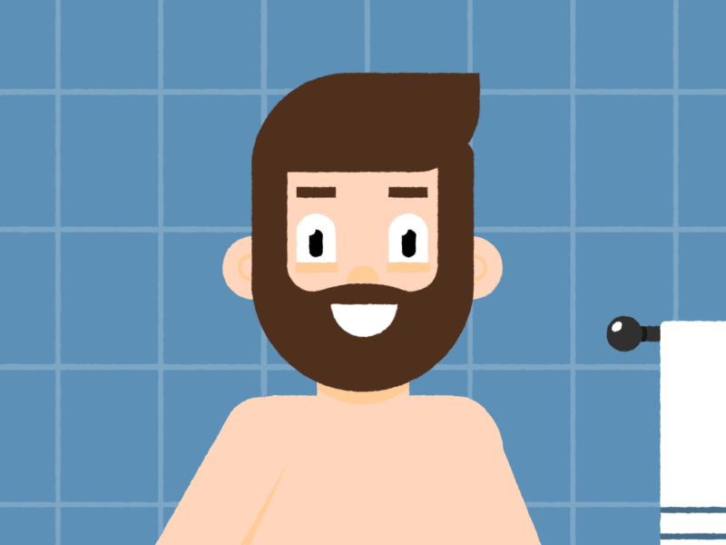 Goodbye Beard! beard shave shaving