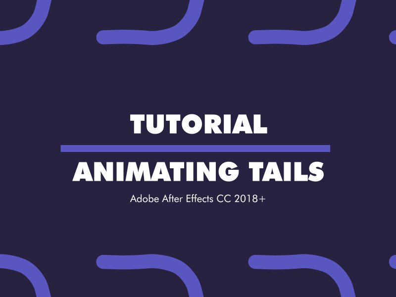 How to animate Tails in AfterEffects CC18 ae after affects cat instagram tail tails tutorial