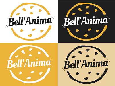 Bell'Anima logo branding design illustration logo typography