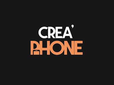 Creaphone logo branding design logo