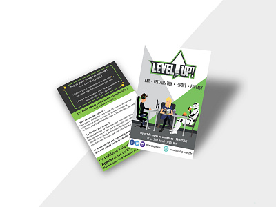 Level Up! Flyer branding design flyer