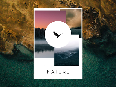 just nature (: collage design illustration minimal nature photo text