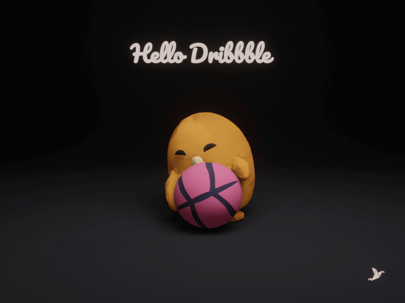 Hello Dribbble! 3d design hellodribbble ui ux webdesign