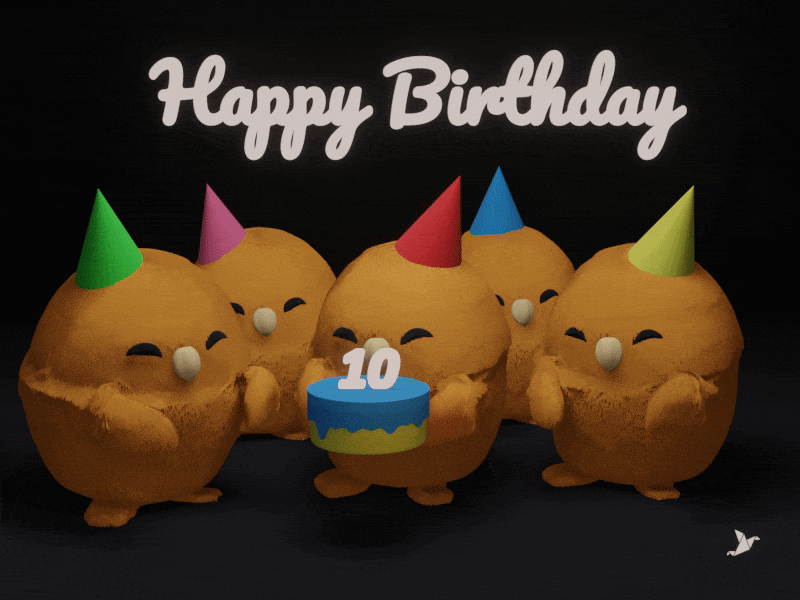 Happy Birthday! 3d animation branding celebrate motion graphics ui