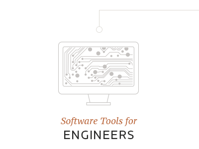 Software Tools For Engineers illustration ee electrical engineer illustration software