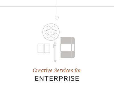 Creative Services For Enterprise illustration
