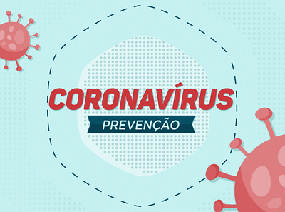 Coronavírus Prevenção branding design illustration logo