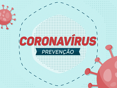 Coronavírus Prevenção branding design illustration logo