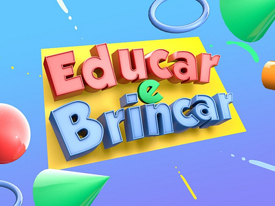 Educar e Brincar branding design kids logo