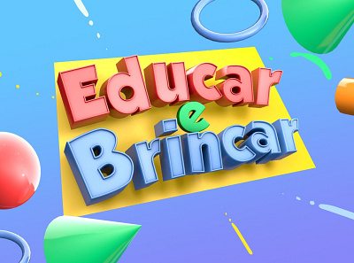 Educar e Brincar branding design kids logo