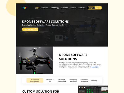 Drone Solution Dashboard design designer looking for job ui ui design ux design uxdesign