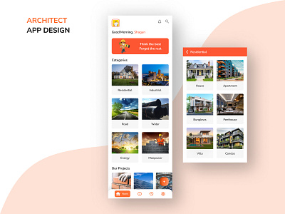 Architect app design design designer looking for job ui ui design ux design uxdesign