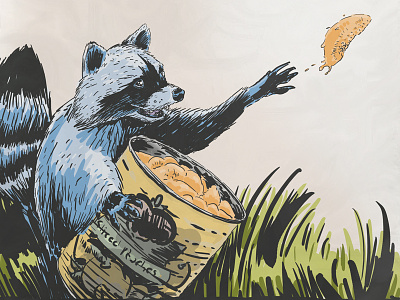 Kishi Bashi at the 40 Watt Club athens funny illustration kishi bashi peaches raccoon