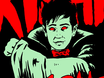 KISHI BASHI "In Fantasia" SHIRT blood design illustration kishi bashi shirt vampire