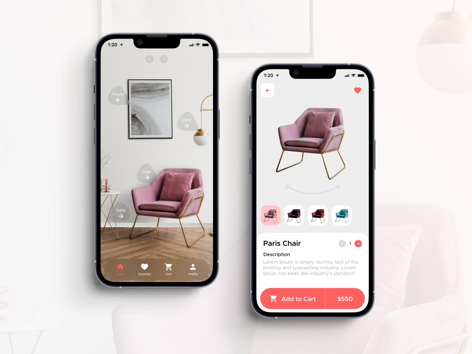 Furniture Store Mobile App Design by Lisa Bushilo on Dribbble