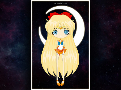 💛Sailor Venus💛 animation anime art character design cute illustration design illustration kids illustration photoshop sailor moon venus wacom