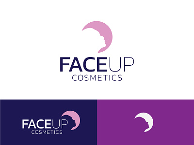 FaceUP Cosmetics branding design logo logodesign logotype