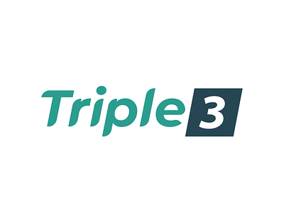 Triple 3 design logo logodesign logotype