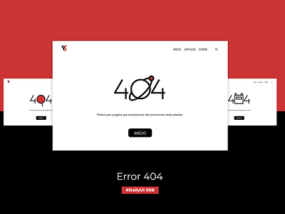 Error 404 Web Page - Sicence Drops (Daly UI 008)