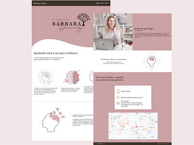 Female psycholgist Web Site illustration ui ui design ux web design website