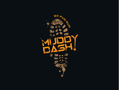 Muddy dash dashboard logo run runner running speed