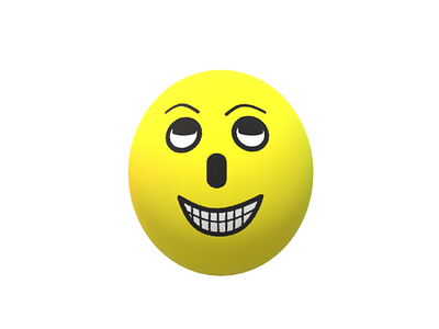 smiling face emoticon face head isolated round smile yellow